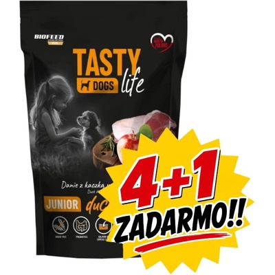Tasty Dogs Life Junior kačica 5 x 500 g