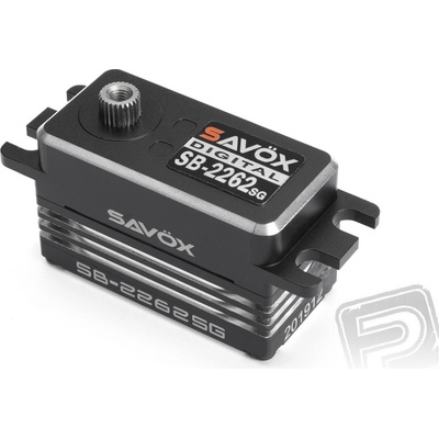 SAVOX SB-2262MG BRUSHLESS Digitální servo LOW PROFILE 30kg