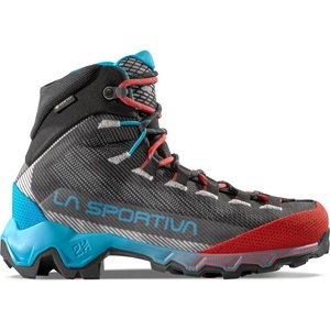La Sportiva Дамски туристически обувки La Sportiva Women's Aequilibrium Hike GTX Walking boots - Carbon / Malibu Blue - размер 39, 5 (EU) (119-0844-0418)