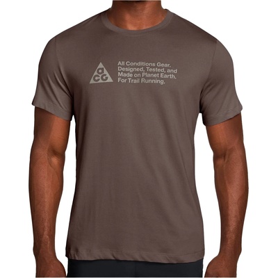 Nike Мъжка спортна тениска Nike ACG Dri-Fit T-Shirt Sport shirt - Ironstone - размер XL (216-9111-0214)