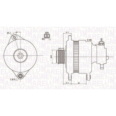 Generátor MAGNETI MARELLI 063731899010