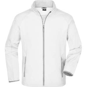 Daiber jn 1130 / Мъжко софтшел яке - бяло/бяло xxxl (02113090213)