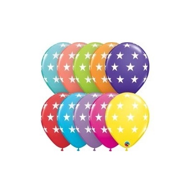 Qualatex Potisk Hvězdy 11 28cm Balónek