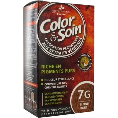 Color & Soin 7G Blond Doré barva na vlasy bez amoniaku 135 ml