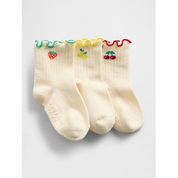 GAP Бебешки чорапи, 3 чифта GAP GAP | Bezhov | Момичешки | 12-24 месеца