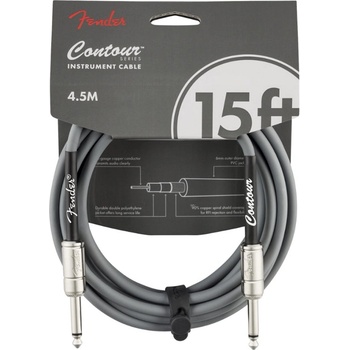 Fender Инструментален кабел жак-жак Fender Contour Series silver 4.5 метра