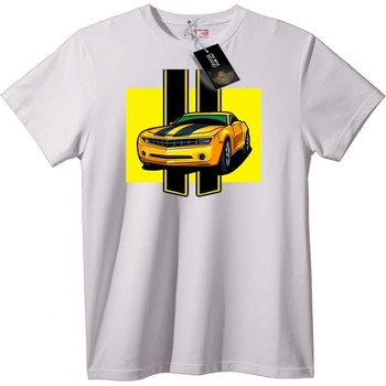 NOONEBRAND Тениска с жълта мускулна кола - XS, Black