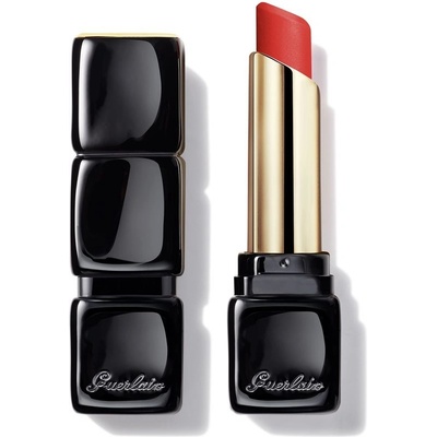 Guerlain KissKiss Tender Matte dlouhotrvající rtěnka s matným efektem 520 Sexy Coral 3,5 g