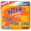 Hygienické vložky Oasis Ultra Wings Aloe Vera Deo Singel dámske vložky 9 ks