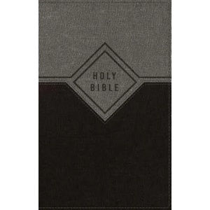 Niv, Premium Gift Bible, Leathersoft, Black/Gray, Red Letter Edition, Comfort Print (ISBN: 9780310094029)