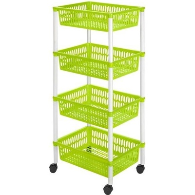 Makro 52301S - Vozík Guapissimo 4-poschodový sivý
