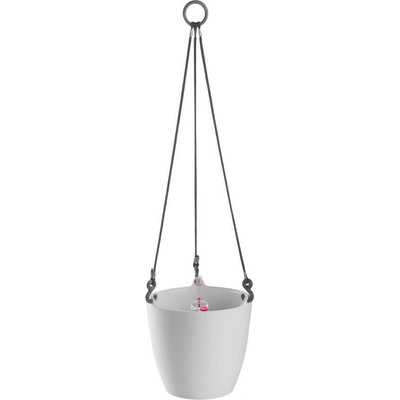 Plastkon Ariella závěsný květináč bílá průměr 25 cm