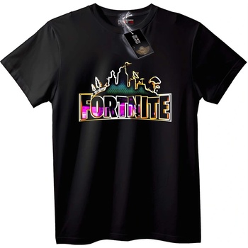 NOONEBRAND Тениска Fortnite - 2XL, Black