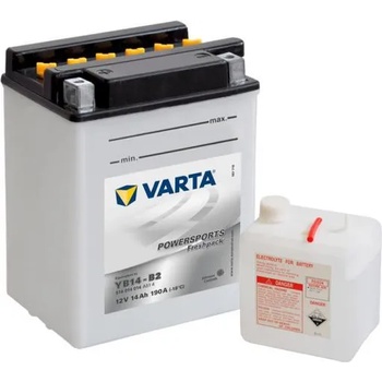 Image 1 of VARTA Powersports Freshpack 12V 14Ah right+ YB14-B2 514014014A514