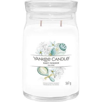 Image 1 of Yankee Candle Baby Powder голяма свещ с надпис 567 гр