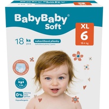 BabyBaby SOFT nohavičkové Pants 6 XL 16+ kg 18 ks