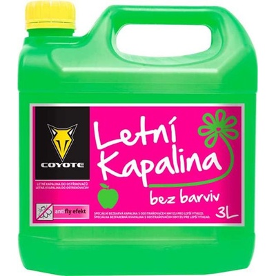 Coyote Letná kvapalina do ostrekovačov jablko 3 l