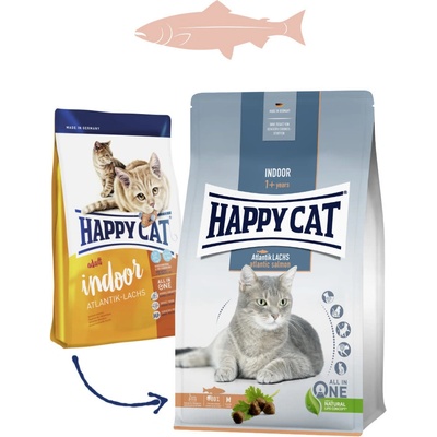 Happy Cat Indoor Atlantik Lachs Losos 300 g