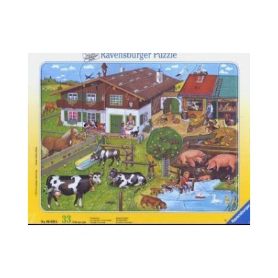 Ravensburger Tierfamilien Rahmen mit 33 dílků