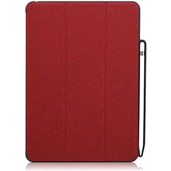 Prodigee Expert Case - кожен калъф, тип папка и поставка за iPad Pro 12.9 (2015), iPad Pro 12.9 (2017) (червен)