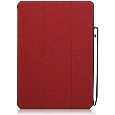 Prodigee Expert Case - кожен калъф, тип папка и поставка за iPad Pro 12.9 (2015), iPad Pro 12.9 (2017) (червен)