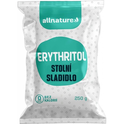 Allnature Erythritol sladidlo bez kalórií 250 g