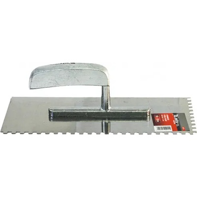 MTX Маламашка, стоманена, 280 х 130 mm, дървена дръжка, зъби 6 х 6 mm MTX MASTER
