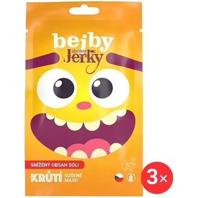 Jihočeské Jerky Bejby krůtí 3 x 20 g