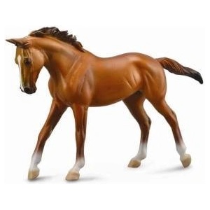 CollectA Mare thoroughbre masci chestnut 88635 COLLECTA