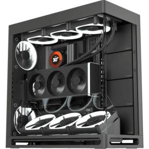 Ion Computers Геймърски компютър ION HAVN HS 420 VGPU с процесор Intel Core Ultra 7 270K Plus, видео карта GeForce RTX 5080 16GB GDDR7, RAM памет 64GB(2x32GB) DDR5 6400MHz, SSD 2TB NVMe PCIe Gen5, водно охлаждане 3