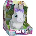 IMC Toys Club Petz: Бетси интерактивно зайче - с лилава панделка (95861)