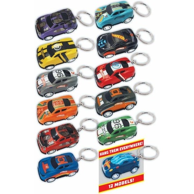 Prívesok na kľúče Hot Wheels GT K‑Cars 3D PVC + kov