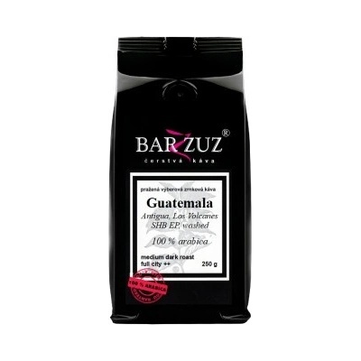 BARZZUZ Guatemala Antigua Los Volcanes SHB EP washed 100 % arabica 250 g