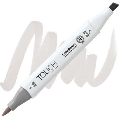 Lihová fixa TOUCH oboustranná Brush & Chisel, Warm grey 0,5 (WG0.5)