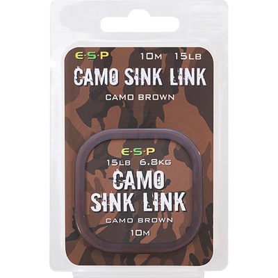 ESP šnúra Sink link camo brown 10m 15lb