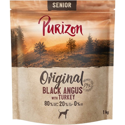 Purizon Senior Black Angus s krocanem 4 x 1 kg