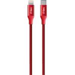 Ttec Кабел ttec, AlumiCable, Type-c - Lightning, Fast Charging Cable, 150cm, Червен