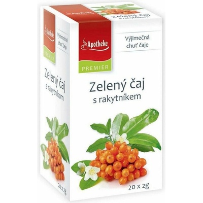 Apotheke zelený čaj s rakytníkem 20 x 2 g