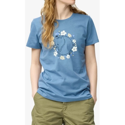 Fjallraven Fjallblomster Fox T-shirt dawn blue