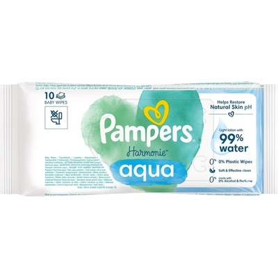 Pampers wipes Harmonie aqua 10 ks