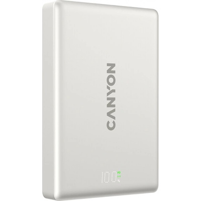 CANYON magnetic power bank OnPower 511 PD20W 10000mAh Aluminium Star Grey (CNS-CPB511G)