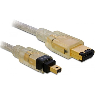 Delock 1 метър FireWire свързващ кабел (6/4 пина) (DL82576)