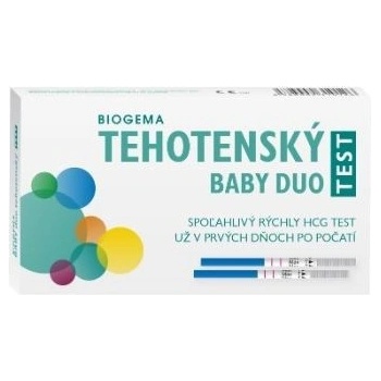 Biogema tehotenský test Baby Duo 2 ks