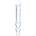 Gläs Glas Double Ended Glass Dildo with Anal Beads