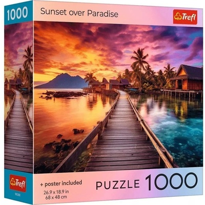 Trefl 1000 USA Collection Západ slnka nad rajom