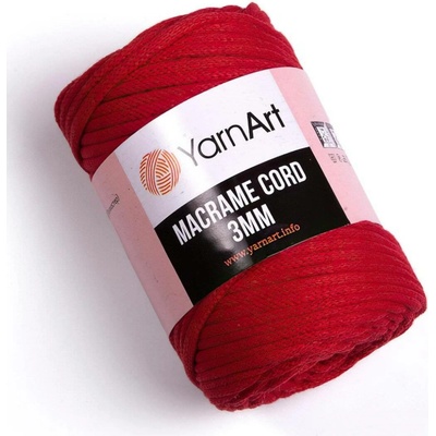 YarnArt Macrame Cord 3 mm 773 - červená