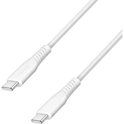 LogiLink Кабел Logilink USB 2.0 Type-C, C/M - C/M, 480 Mbps, 60 W, бял, 0, 3 м