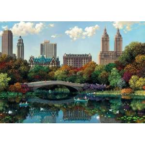 Ravensburger - Puzzle NY Central Park, Bow Bridge - 1 000 piese