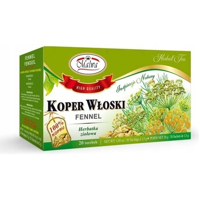 MALWA Bylinkový čaj Fenikel 20 vrecúšok