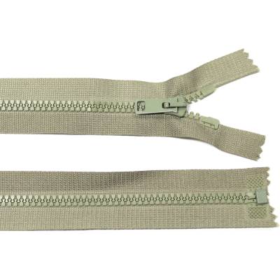 Kostěný zip no.5 rozepínací 85cm bundový color: 695 khaki-béžová